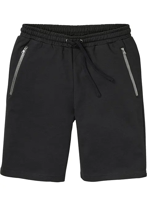 Bermuda in felpa con pratiche tasche zippate, bonprix