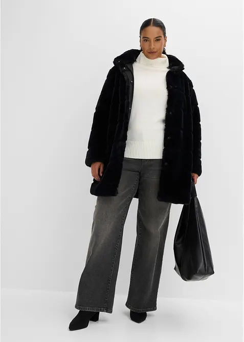 Cappotto in pelliccia ecologica, bonprix