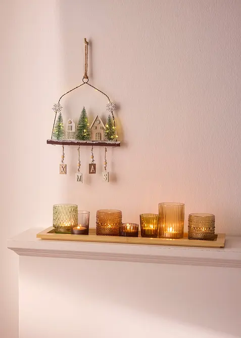 Portalumini su vassoio (set 8 pezzi), bonprix
