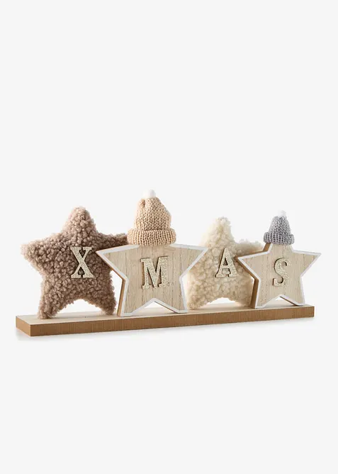 Soprammobile XMAS con stelle di peluche, bonprix