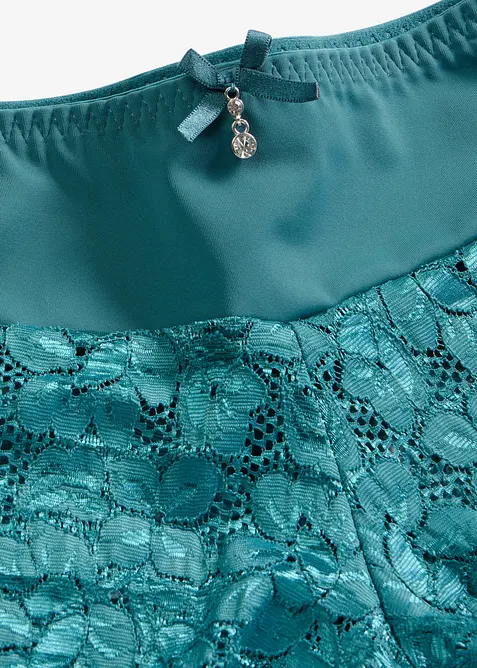 Culotte a vita alta con pizzo, bonprix