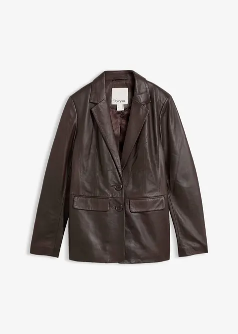 Blazer in nappa d'agnello, bonprix