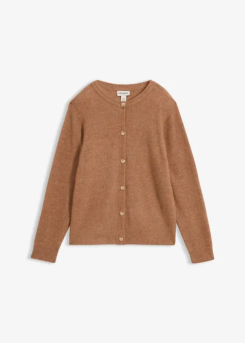 Cardigan in morbido misto alpaca e lana, bonprix