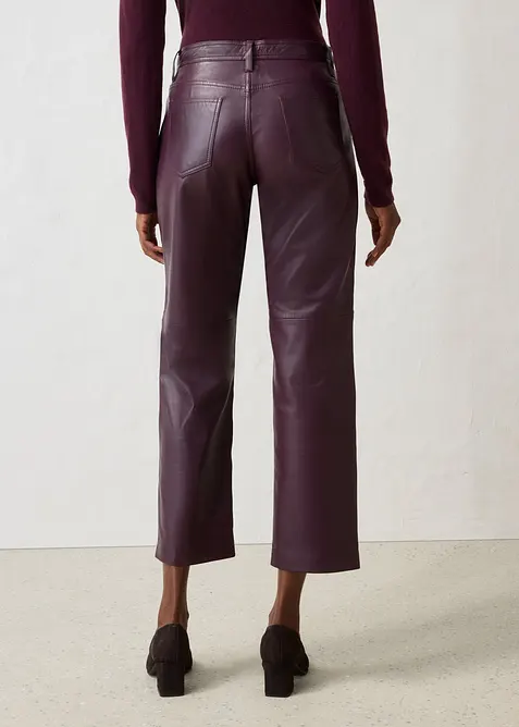Pantaloni in nappa d'agnello, bonprix