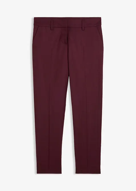 Pantaloni aderenti in misto lana morbido, bonprix