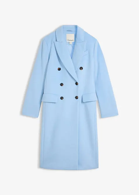 Cappotto stile blazer in morbido misto lana, bonprix