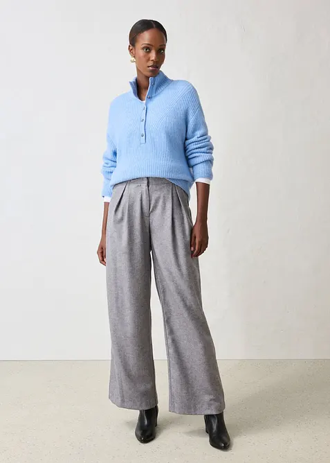 Maglione oversize con lana di alpaca, bonprix