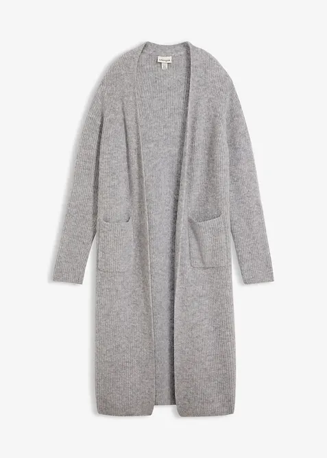 Maxi cardigan con fibra di alpaca, bonprix
