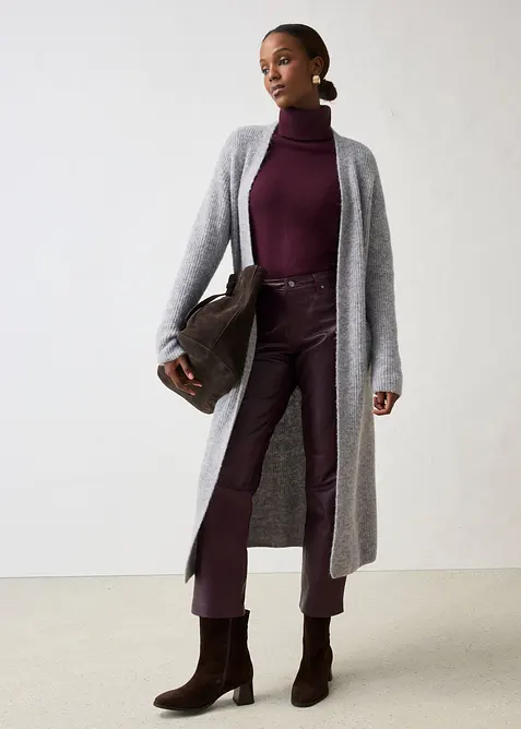 Maxi cardigan con fibra di alpaca, bonprix
