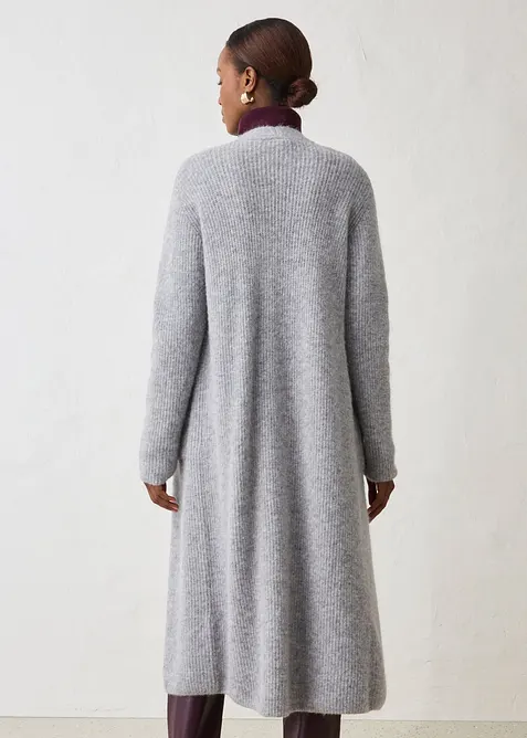 Maxi cardigan con fibra di alpaca, bonprix