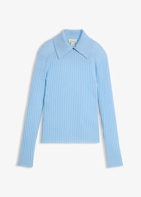 Maglione in filato fine di lana merino, bonprix