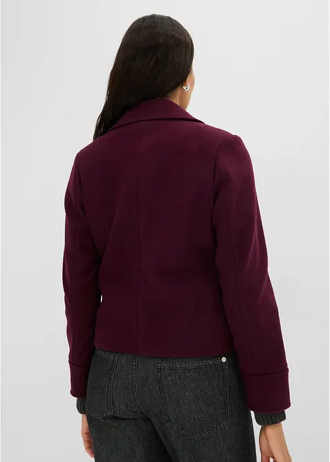 Giacca corta in simil lana, bonprix