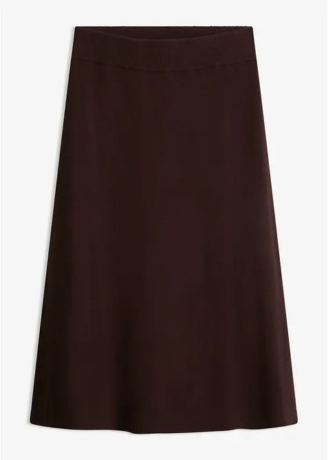 Gonna di maglia svasata, bonprix