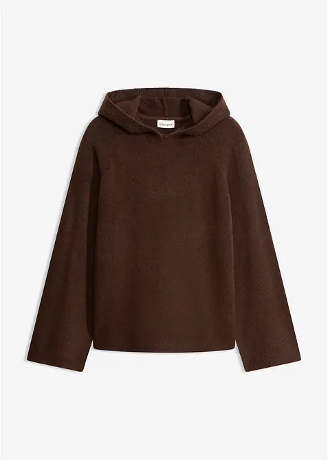 Maglione con cappuccio, bonprix
