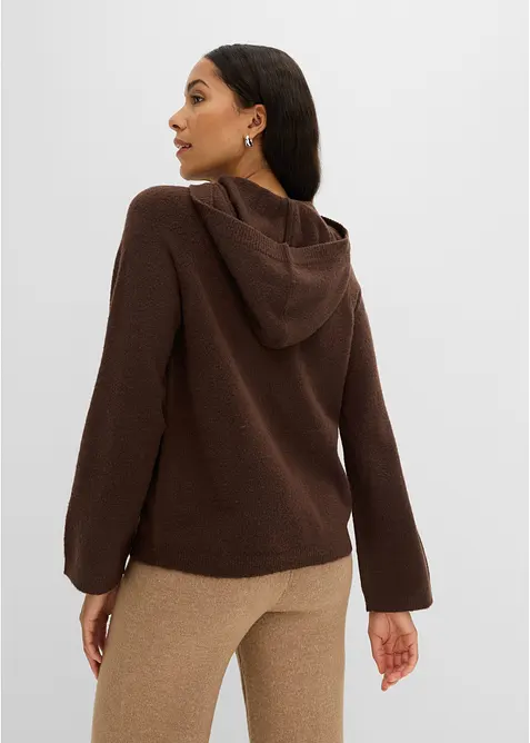 Maglione con cappuccio, bonprix