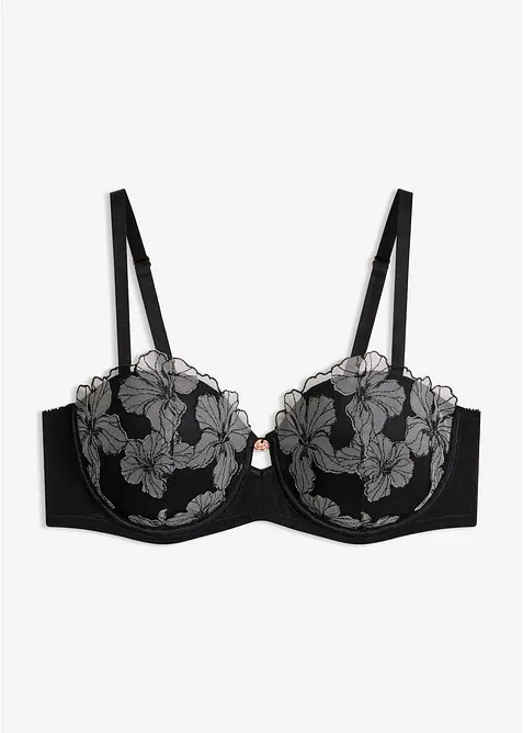Reggiseno a balconcino con raffinato ricamo, bonprix