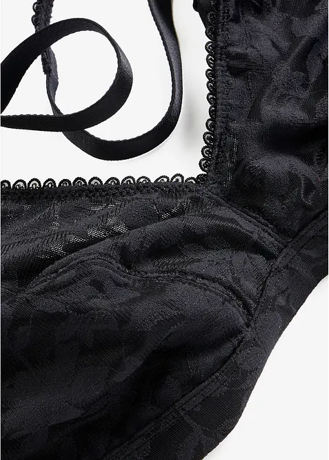 Bralette senza ferretto con materiale morbido, bonprix