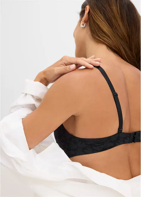 Bralette senza ferretto con materiale morbido, bonprix