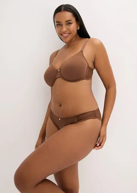 Reggiseno con ferretto e pizzo delicato (pacco da 2), bonprix