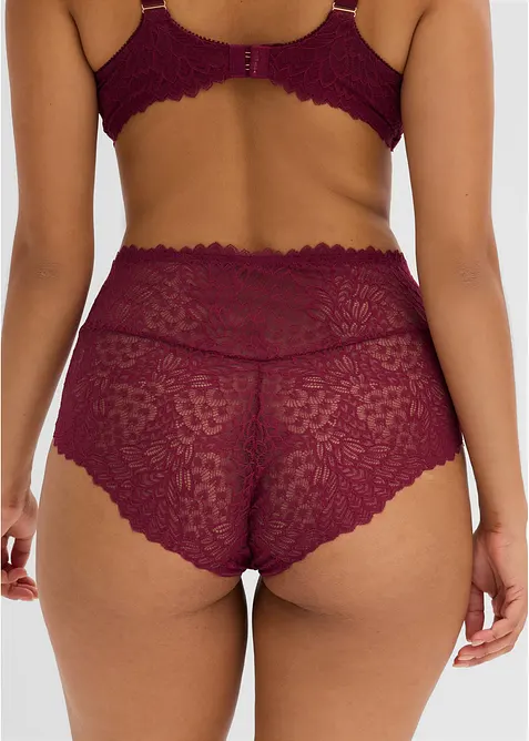 Panty a vita alta in pizzo delicato, bonprix