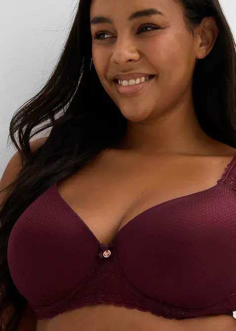 Reggiseno con coppe preformate e spalline imbottite, bonprix