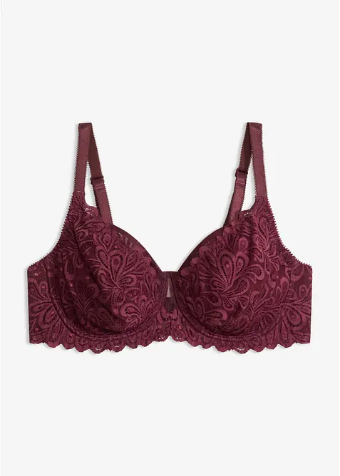 Reggiseno con ferretto e pizzo delicato, bonprix