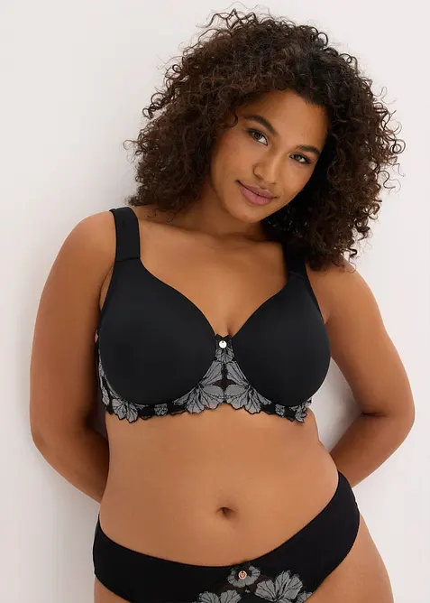 Reggiseno t-shirt con spalline imbottite, bonprix