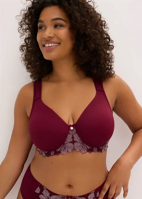 Reggiseno t-shirt con spalline imbottite, bonprix