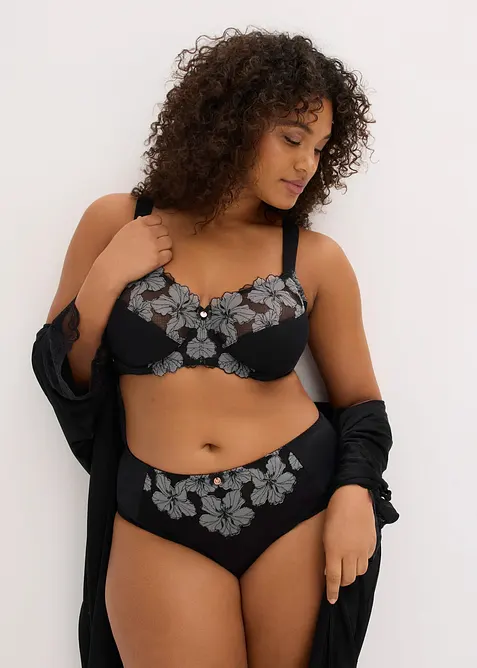 Slip alto con ricami pregiati, bonprix