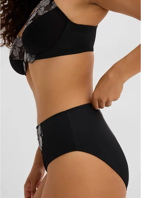 Slip alto con ricami pregiati, bonprix