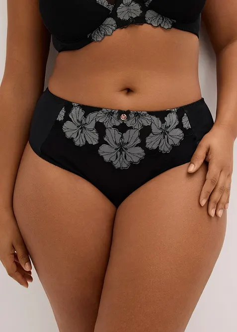 Slip alto con ricami pregiati, bonprix