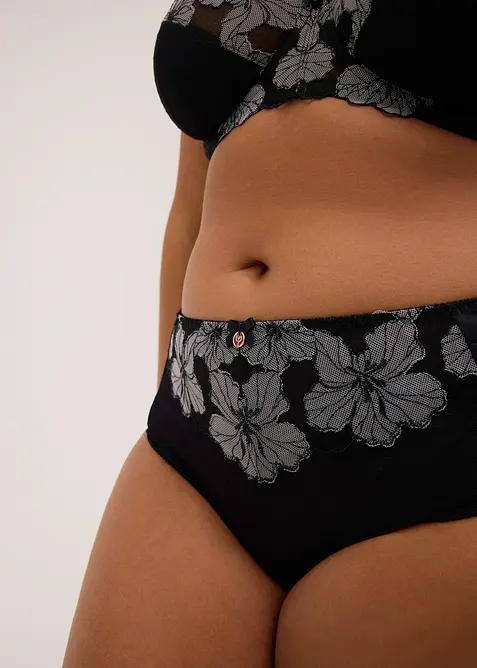 Slip alto con ricami pregiati, bonprix