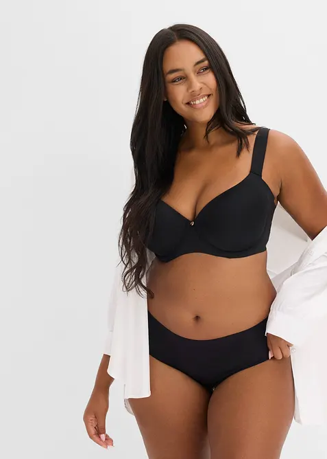 Reggiseno senza cuciture con coppe preformate e ferretto, bonprix