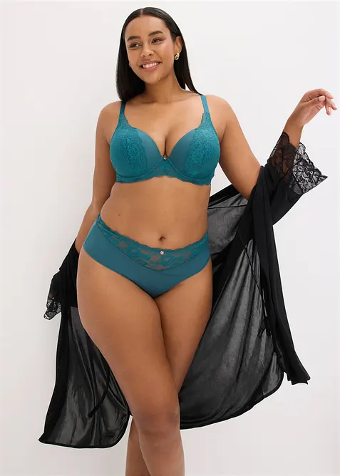 Reggiseno con coppe preformate e pizzo raffinato, bonprix