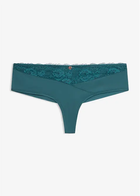 Culotte brasiliana con pizzo raffinato,  senza cuciture dietro, bonprix