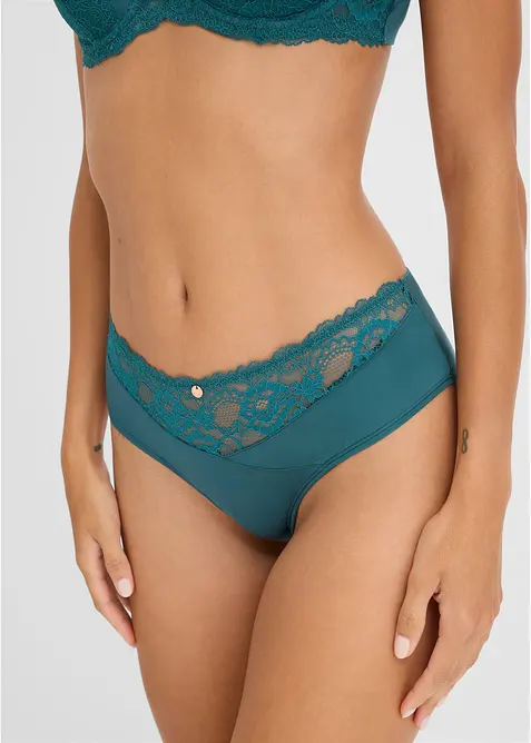 Culotte brasiliana con pizzo raffinato,  senza cuciture dietro, bonprix