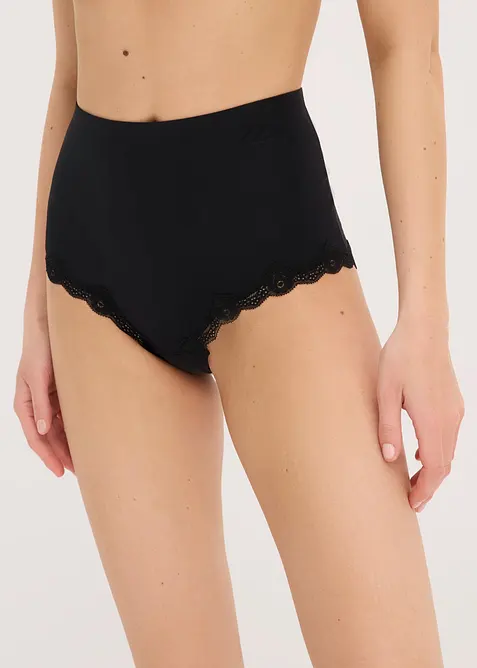 Panty a vita alta senza cuciture in poliammide (pacco da 3), bonprix