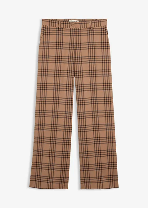 Pantaloni larghi con percentuale di morbida lana, bonprix