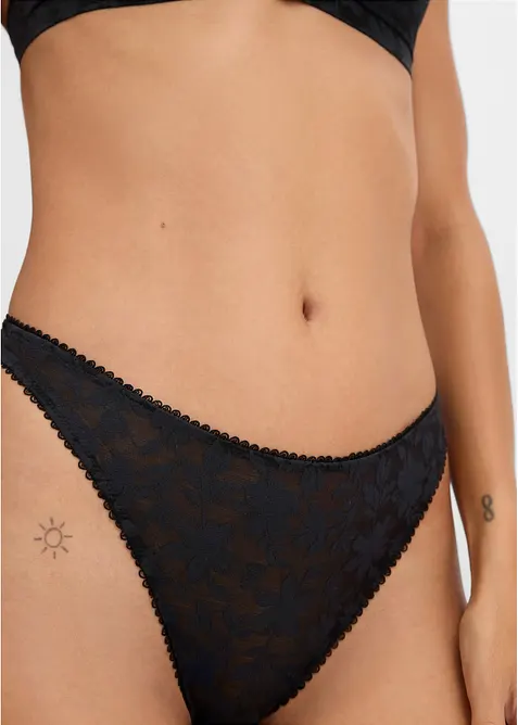 Perizoma con materiale morbido, bonprix