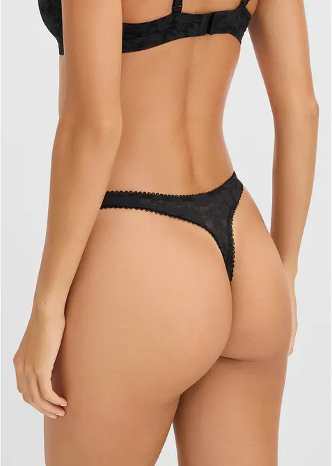 Perizoma con materiale morbido, bonprix
