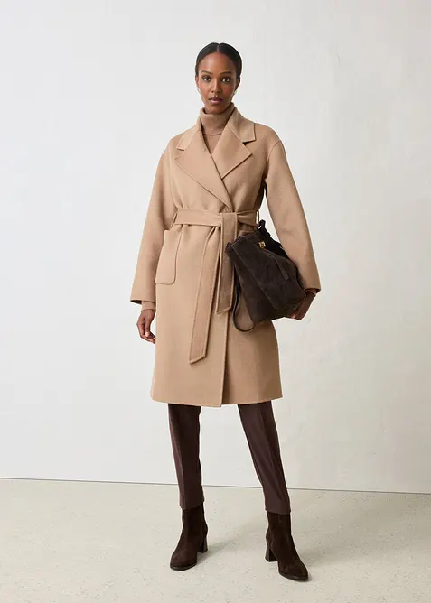 Cappotto in morbido misto lana, bonprix