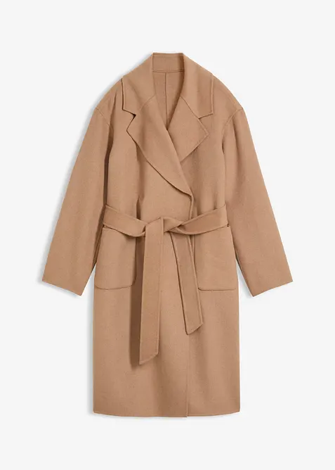 Cappotto in morbido misto lana, bonprix