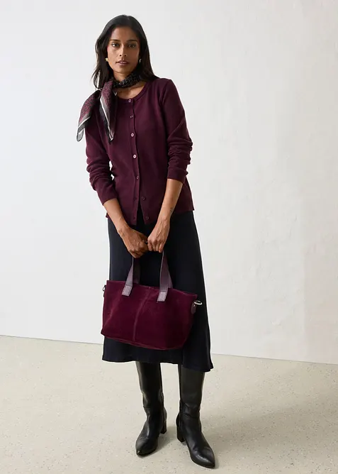Cardigan in misto cachemire morbido con Good Cashmere Standard&reg;, bonprix