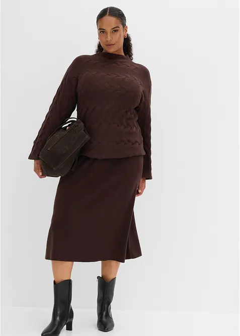Maglione a trecce, bonprix
