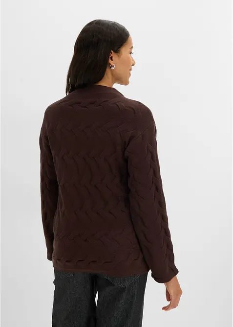 Maglione a trecce, bonprix