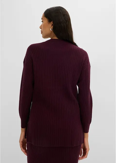 Maglione in misto viscosa con bottoni decorativi, bonprix