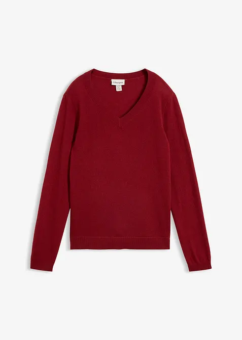 Maglione in misto cachemire morbido con Good Cashmere Standard&reg;, bonprix
