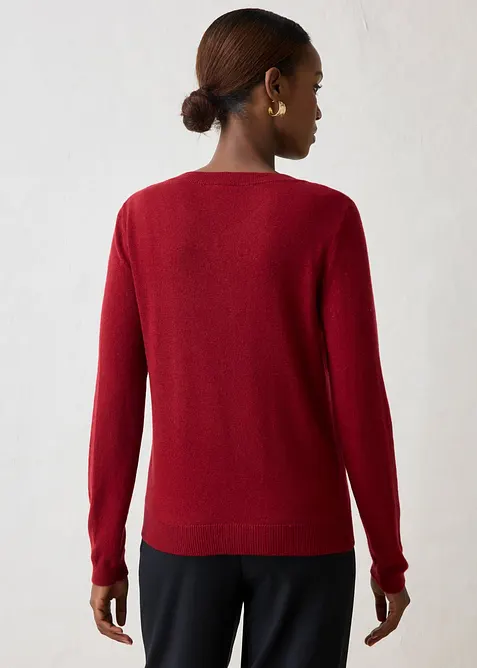 Maglione in misto cachemire morbido con Good Cashmere Standard&reg;, bonprix
