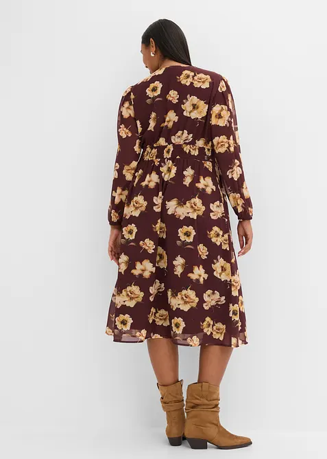 Abito midi fantasia, bonprix