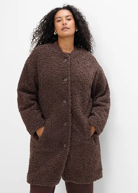 Cappotto teddy, bonprix